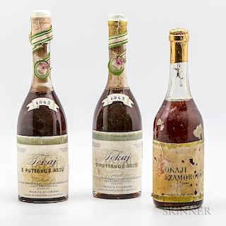 Mixed Tokaji Lot, 3 500ml bottles