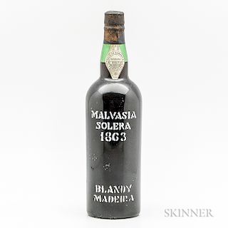 Blandy's Madeira Malvasia Solera 1863, 1 bottle
