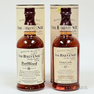 Mixed Balvenie, 2 750ml bottles (ot)