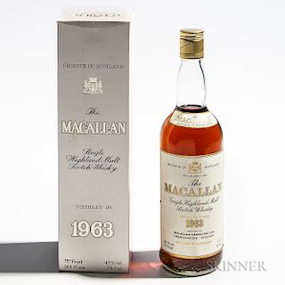 Macallan 1963, 1 750ml bottle (oc)