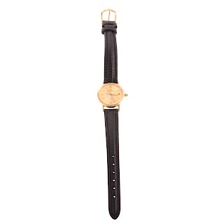 A Ladies Lucien Piccard Watch in 14K Gold