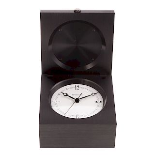 A Tiffany & Co Desk and Travel Clock