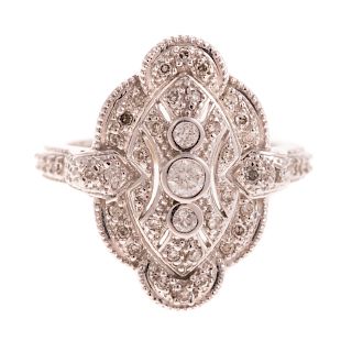A Ladies Vintage Diamond Ring in 14K Gold