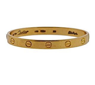 1970s Cartier Aldo Cipullo 18k Gold Love Bracelet 
