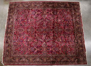 Silk Wool Blend Persian Rug Circa 1920-1930