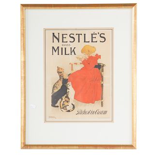 Theophile Alexandre Steinlen."Nestle's Swiss Milk"