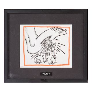 Keith Haring. From the "Against All Odds" Suite