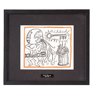 Keith Haring. From the "Against All Odds" Suite