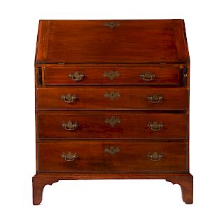 American Chippendale Style Maple Desk