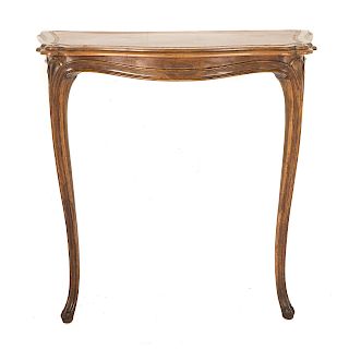 Louis XV Style Beechwood Console Table
