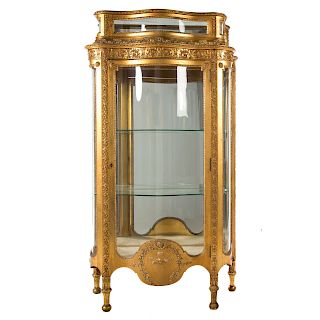 Late Victorian Giltwood Display Cabinet