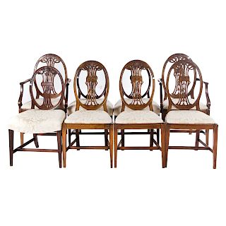 Assembled Set of 8 George III Style Dining Chairs