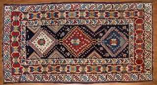 Antique Kazak Rug, approx. 4.5 x 7.11