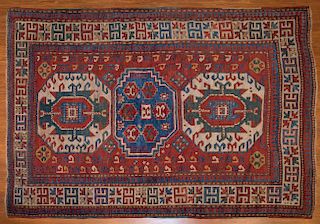 Antique Kazak Rug, approx. 5.2 x 7.3