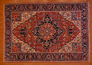 Antique Herez Rug, approx. 7.9 x 10.10
