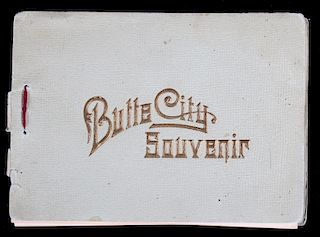 Butte Montana Souvenir Photo Book c. 1891