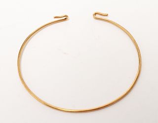 Cartier 18K Yellow Gold Wire Bangle Bracelet
