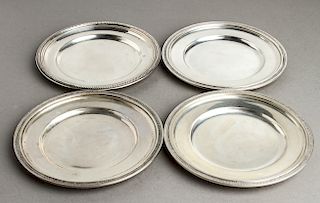 Portuguese Silver Coasters / Small plates, 4