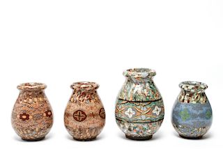 Jean Gerbino Vallauris Mosaic Art Pottery Vases, 4