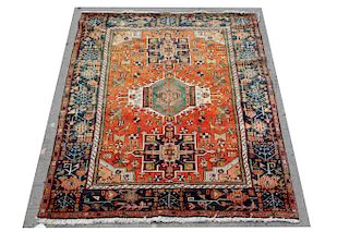 Heriz Karajeh Persian Carpet 4' 3" x 6' 8"