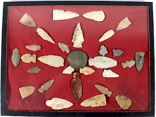Native American Pre-Historic Arrow Head Artifacts