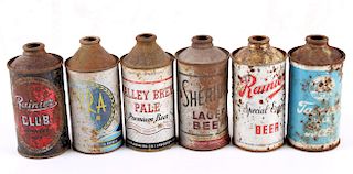 Collection of Six Montana Beer Cans