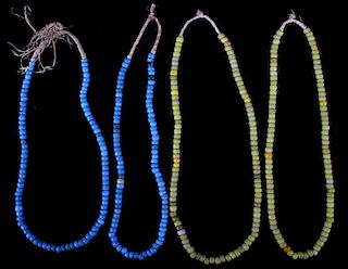 Collection of Padre African Trade Bead Necklaces