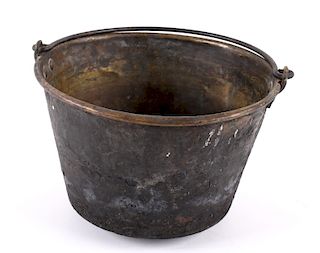 Early 19th Century Brass Water Bucket