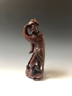 CHINESE WOODEN FIGURE