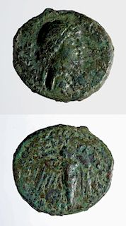 Roman Bronze Coin - Syria Cleopatra VII