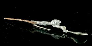 Roman / Byzantine Silvered Bronze & Steel Spoon / Knife