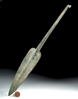 Ancient Luristan Bronze Spear Point