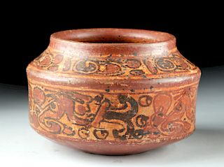 Maya Copador Polychrome Jar - Scribes