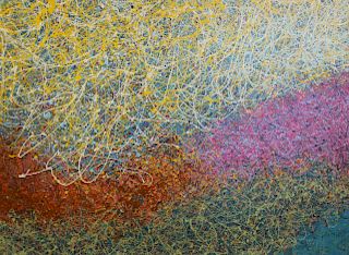 FREDERIC KAROLY. Oil on Canvas Abstract.