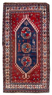 A Kazakh Wool Rug 6 feet 7 inches x 4 feet 7 inches.