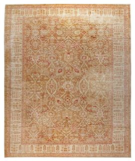 A Sultanabad Style Wool Rug 13 feet 7 inches x 10 feet 1 inch.