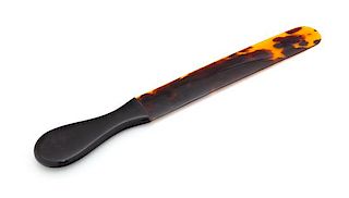 * A Victorian Tortoise Shell Page Turner Length 10 1/2 inches.