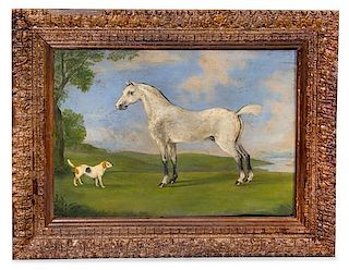 Artist Unknown, (19th Century), Horse and Dog