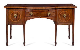 An American Mahogany Sideboard Height 36 x width 66 1/4 x depth 25 inches.