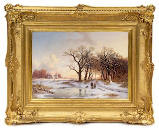 Dutch School, (19th Century), Winter Scene