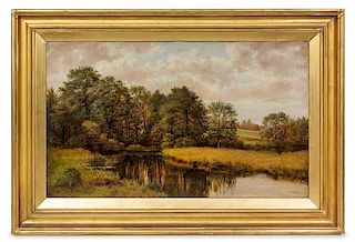 James Peel, (British, 1811-1906), Forest Landscape, 1869