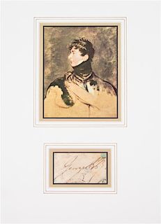 * (BRITISH ROYALTY) 11 clipped signatures and signed photographs: Victoria, George III, IV, William IV, Charlotte and Duke of We
