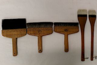 Group of chinese art brush. Total 5.