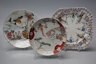 Old Antique Japanese Plates.