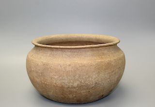 Chinese pottery bowl, Han Dynasty.