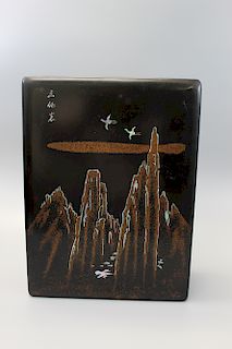 Korean lacquer box.