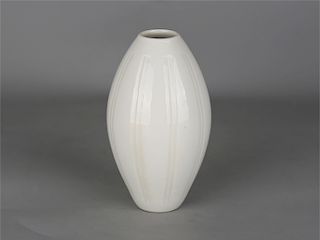 Chinese white glaze porcelain vase. 
