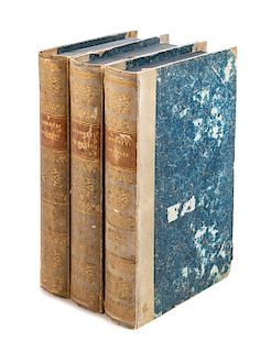 A Collection of Grand Tour Plaster Intaglios Faux book: height 2 x width 10 1/4 x depth 6 3/4 inches.