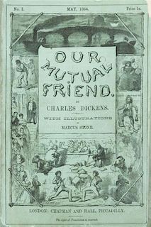 * DICKENS, CHARLES. Our Mutual Friend. London, 1864-1865. First edition in original monthly parts.