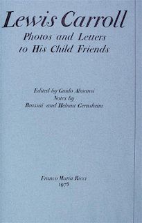 * (DODGSON, CHARLES LUTWIDGE) CARROLL, LEWIS. Lewis Carroll. Photos and Letters to His Child. Friends. (Parma), 1975.
